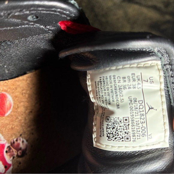 Nike Air Jordan 1 Elevate Low SE Women’s Size 7 Black Red Bred  No Box - Picture 7 of 7